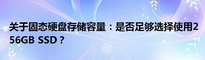 关于固态硬盘存储容量：是否足够选择使用256GB SSD？